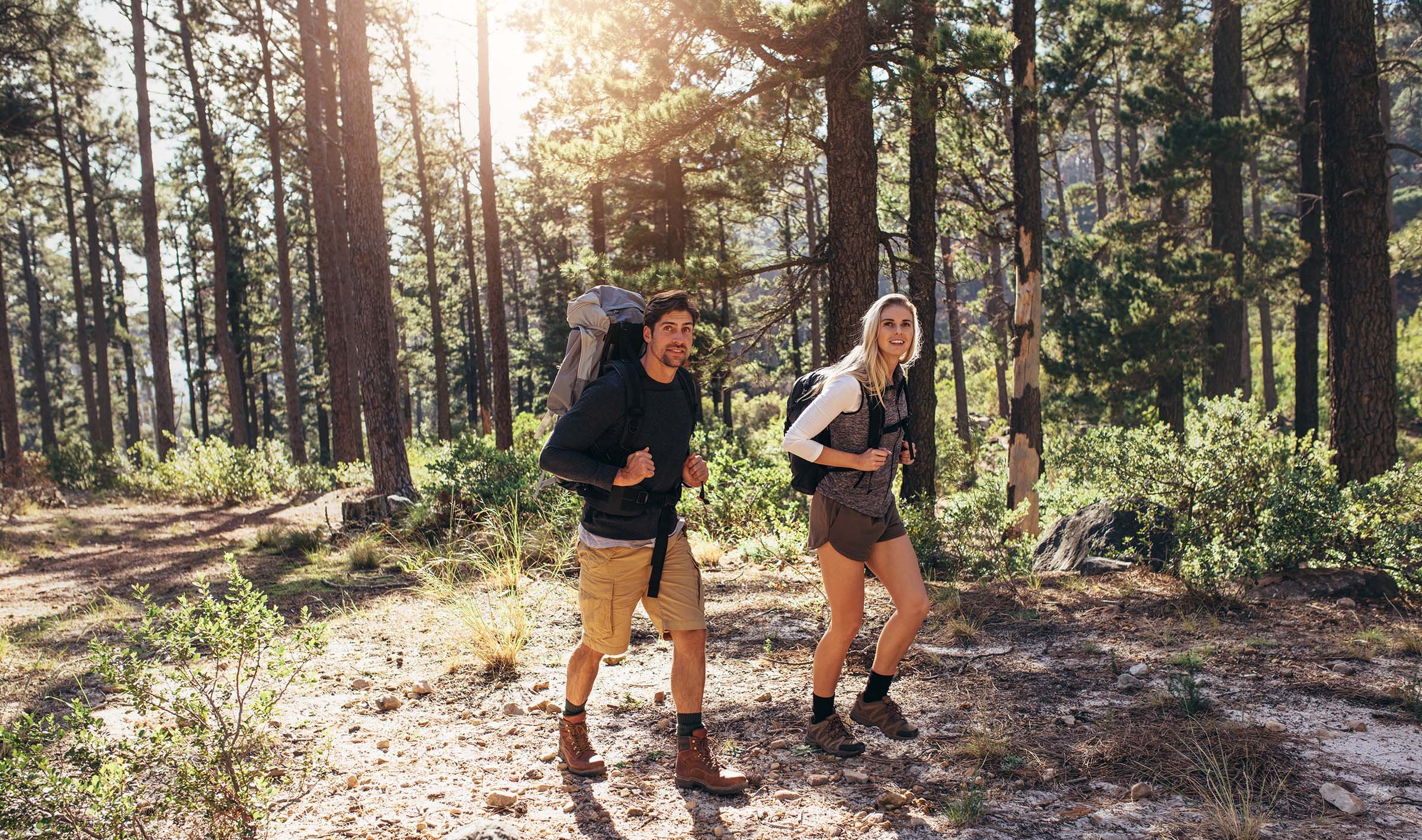 Couple - Hiking Forest